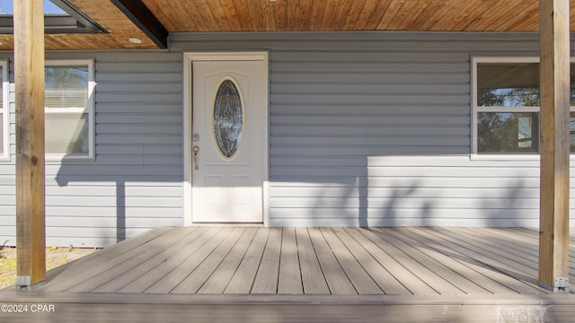 view of entrance to property