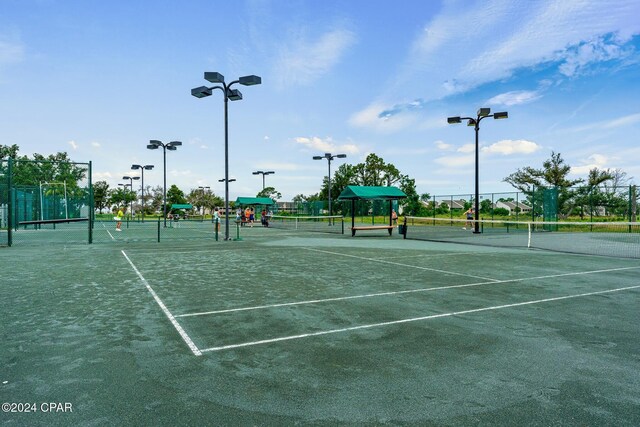 view of sport court