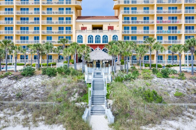 15817 Front Beach Rd Unit 1-1505, Panama City Beach, FL 32413 - view of building exterior with stairway