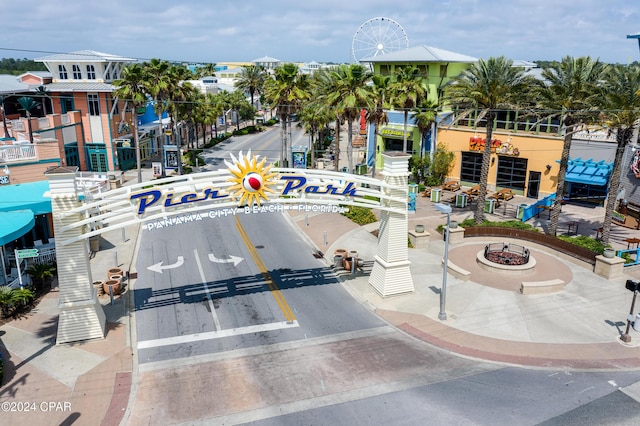 15817 Front Beach Rd Unit 1-1505, Panama City Beach, FL 32413 - view of road featuring curbs, street lights, and sidewalks