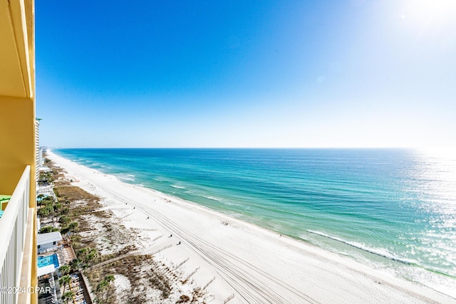 15817 Front Beach Rd Unit 1-1505, Panama City Beach, FL 32413 - view of water feature featuring a beach view