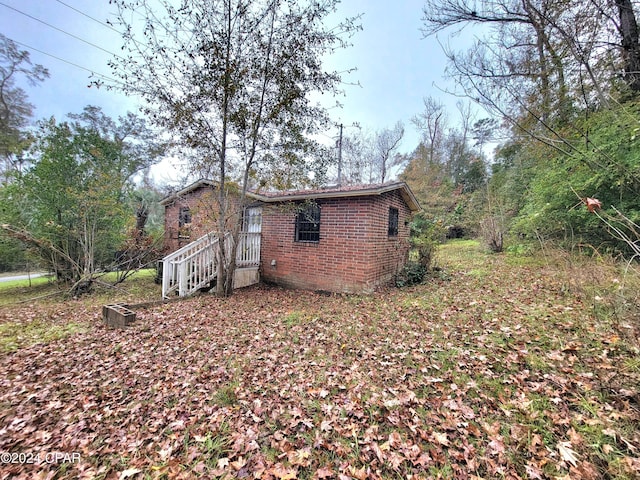 view of side of property