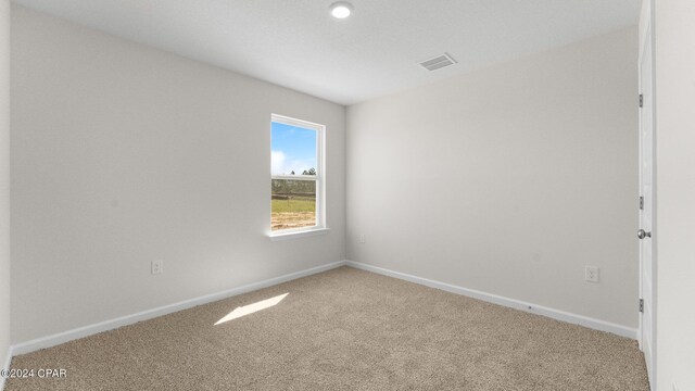 spare room featuring carpet floors