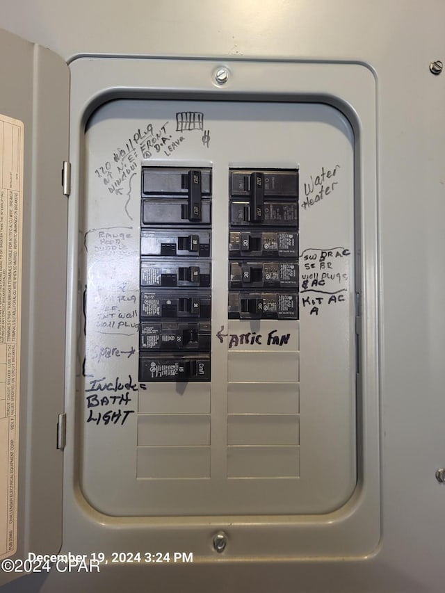 utilities with electric panel