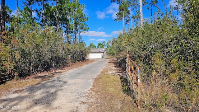 view of road