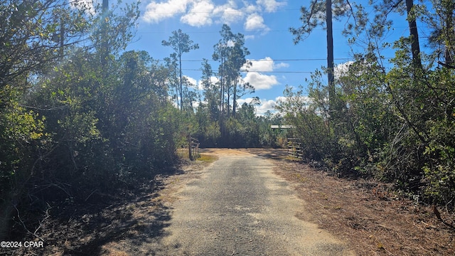 view of road