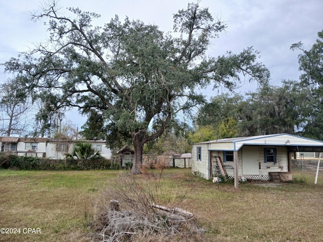 view of yard