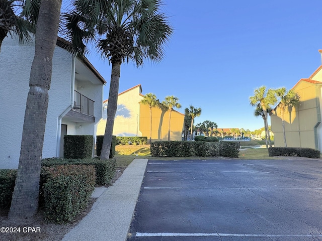 view of car parking