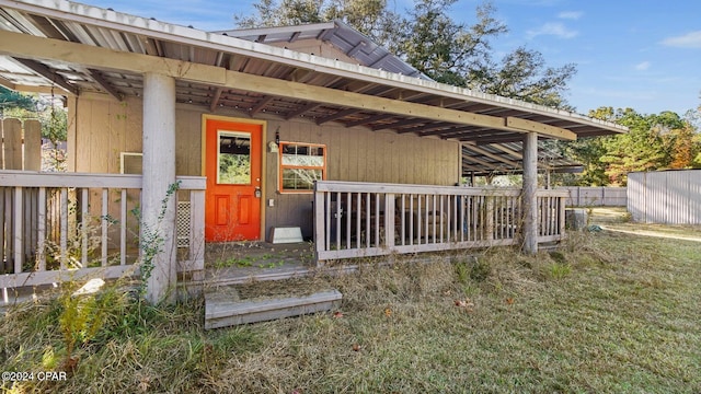 view of property entrance