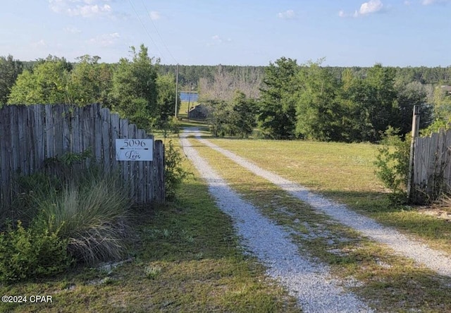 view of road