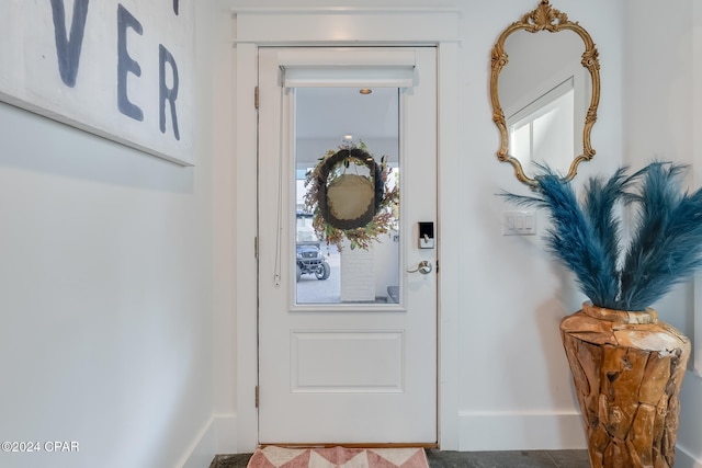 entryway featuring plenty of natural light