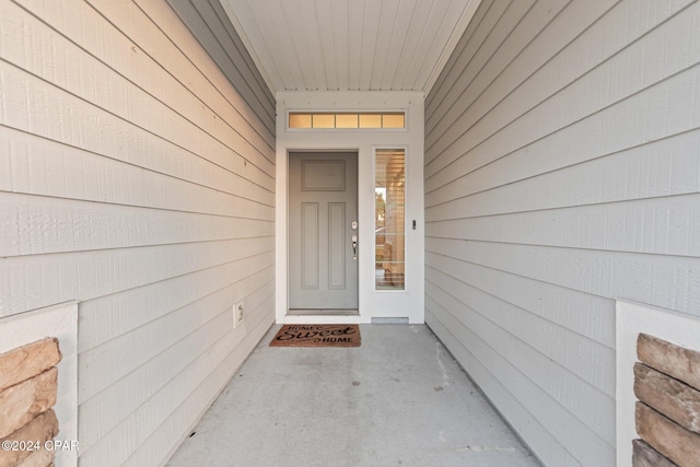 view of entrance to property