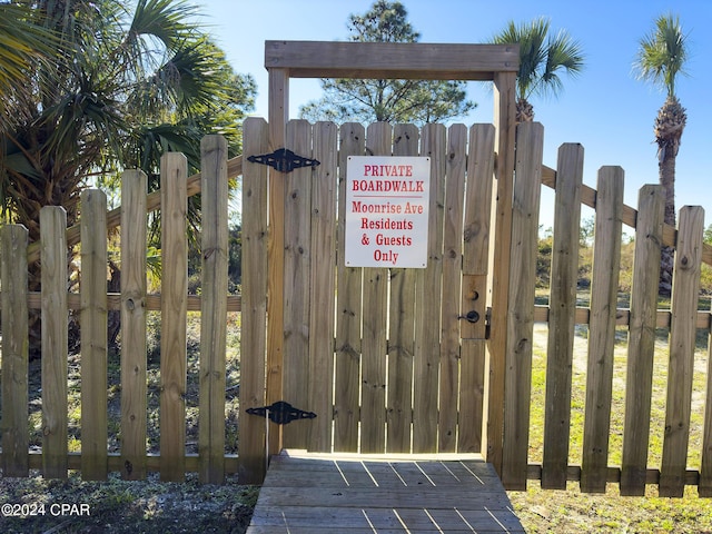 view of gate