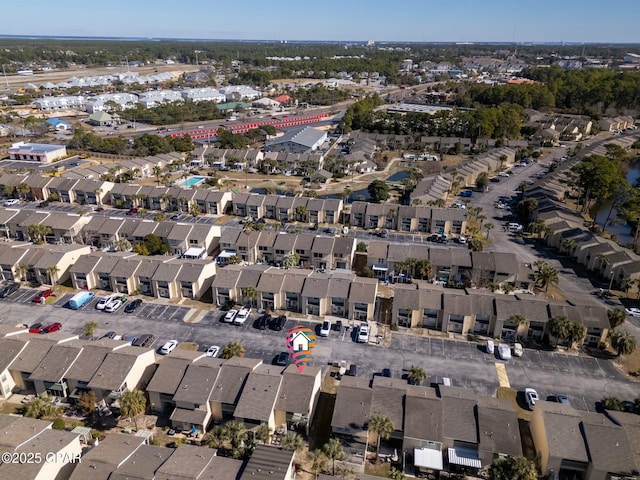 bird's eye view featuring a residential view