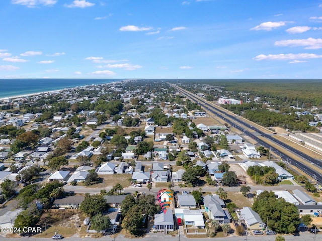 313 Laureno Pl, Panama City Beach, FL 32413 - birds eye view of property with a water view