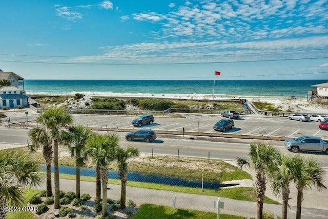 water view with a beach view