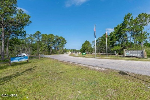 view of road