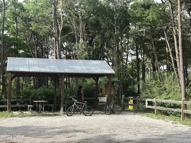 view of home's community with a gazebo