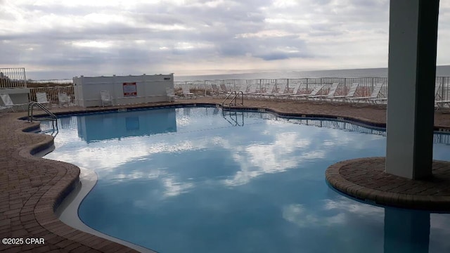 view of pool