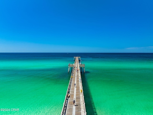 17670 Front Beach Rd Unit K5, Panama City Beach, FL 32413 - dock area with a water view