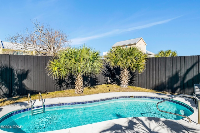 view of pool