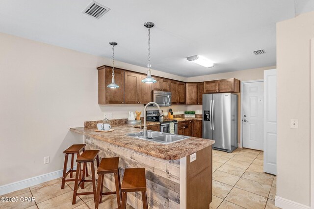 spare room with light tile patterned floors, ceiling fan, and lofted ceiling