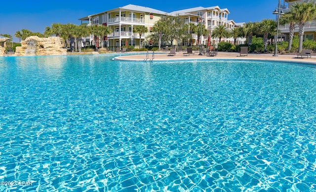 8700 Front Beach Rd Unit 5302, Panama City Beach, FL 32407 - community pool with a patio