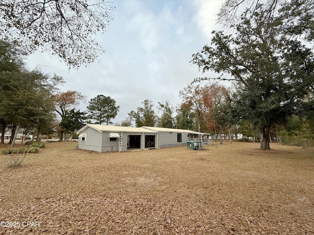 view of back of property