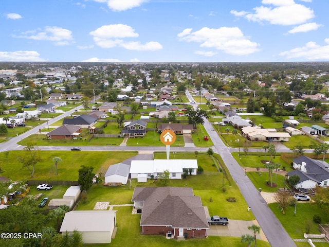 410 W 4th St, Lynn Haven, FL 32444 - aerial overview of property's location with nearby suburban area