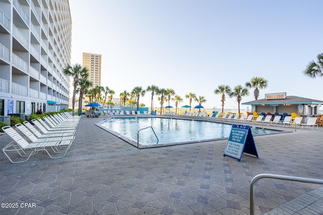 view of pool