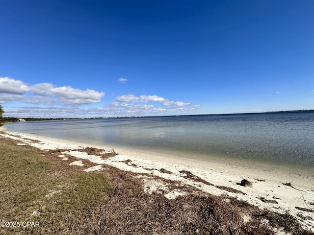 property view of water with a view of the beach