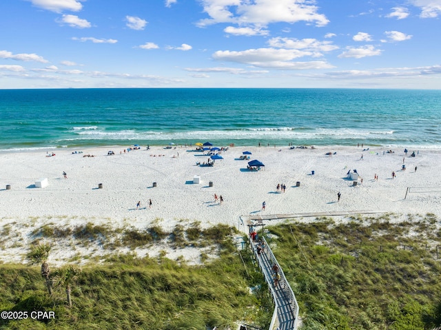 water view with a beach view