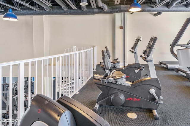 view of exercise room