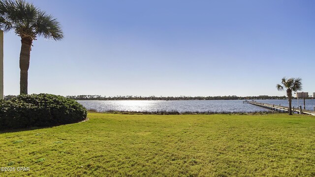4271 Kingfish Ln Unit 271, Panama City Beach, FL 32408 - property view of water featuring a dock