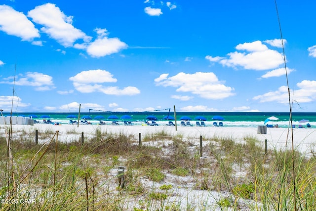 water view featuring a view of the beach