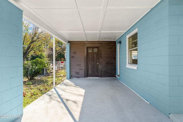 view of property entrance