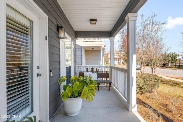 view of patio with covered porch