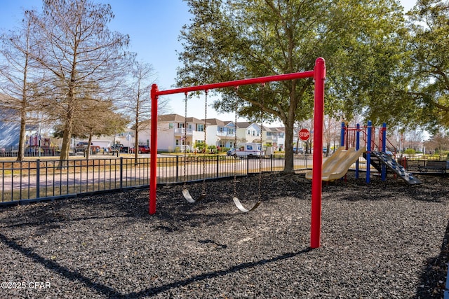 view of jungle gym