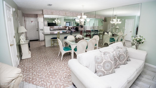 dining room with sink