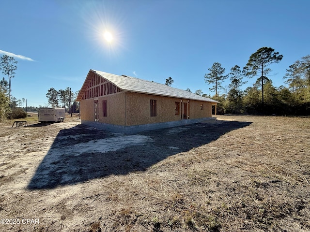 view of side of property