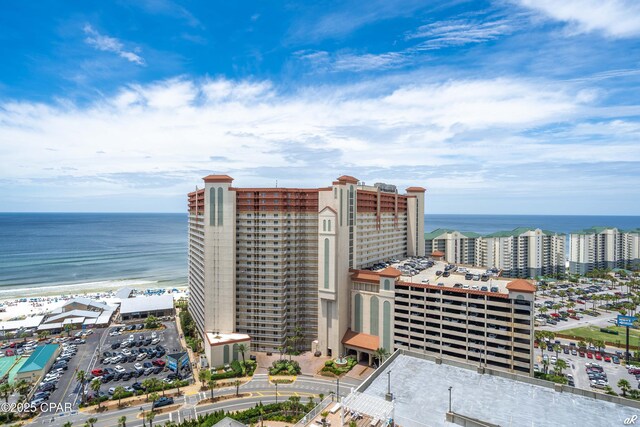 exterior space featuring a water view