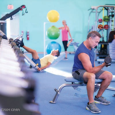 view of workout area