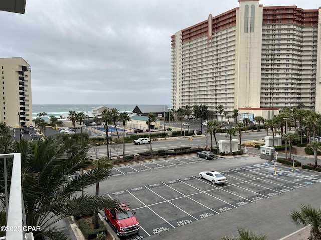 view of property with a water view