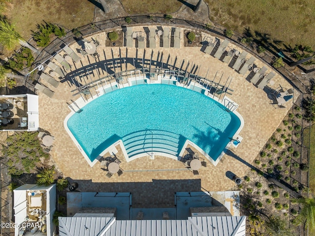 view of pool