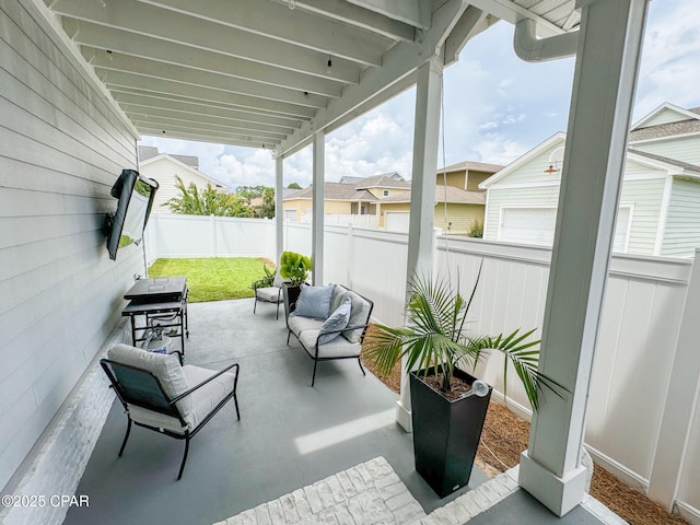 view of patio