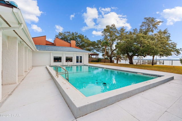 view of pool