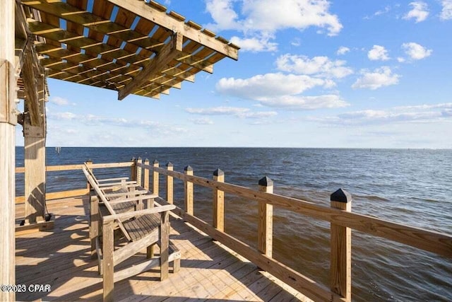 6509 W Sundew Marsh Trl, Panama City Beach, FL 32413 - dock with a water view
