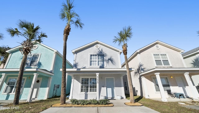 front of property featuring covered porch