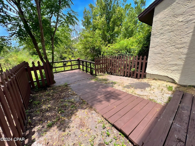 1730 Mallard Dr Apt F, Panama City, FL 32404 - wooden deck with fence