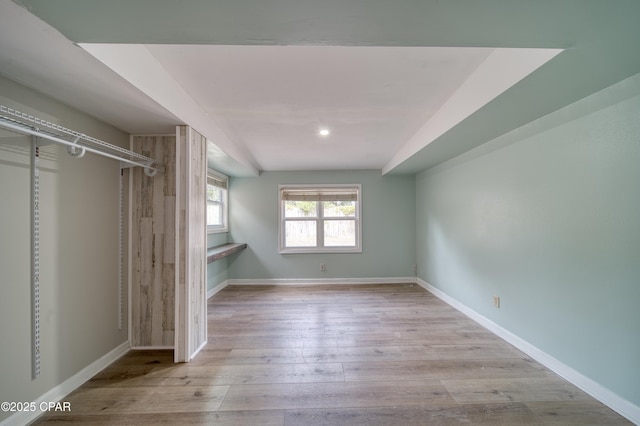 interior space featuring light hardwood / wood-style flooring